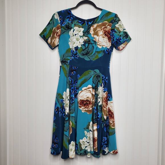 Corey Lynn Calter Women's Floral Paeonia Dress Size 0 Sheath Floral Romantic - Picture 10 of 11